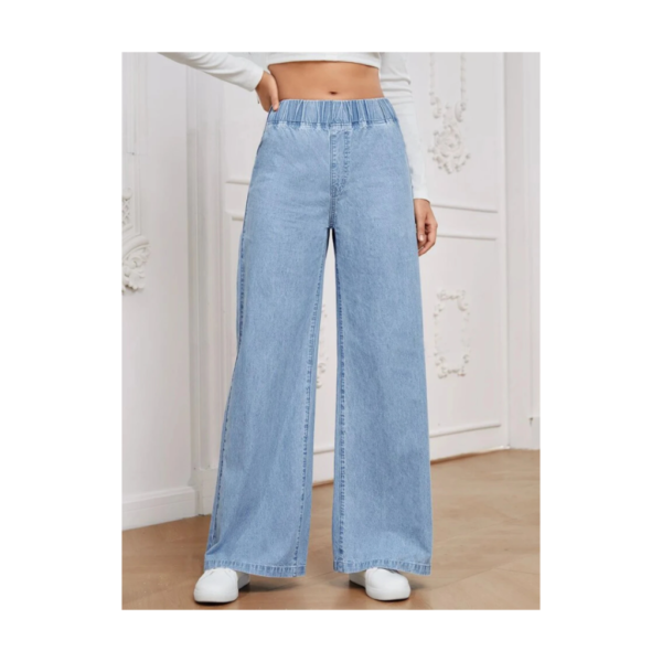KASHIAN Women High Rise Light Blue Jeans